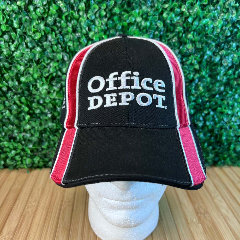 Tony Stewart #14 NASCAR Office Depot Racing Chase Black & Red Hat Cap